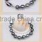 16 inch high luster black pearl bracelet of tahitian pearls