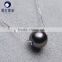 wholesale jewelry 10--11mm black tahitian pearl jewelry set pendant