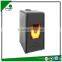indoor using automatic wood pellet boiler connect heating radiator