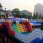 Lanqu new design giant inflatable obstacle course for children