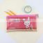 Free sample customized pencil case with zipper