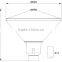110-220V 40w 60w CE RoHS residential smd large size outdoor landscape lighting