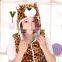 beautiful promotional customized plush leopard animal shaped clothes/clothing/dress/garment