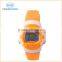 Waterproof simple design silicone watches for boys and girls
