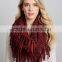 Fashion Women Winter Warm Knit Long Scarf Marled Tassel Infinity