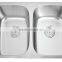 HOT SELL stainless steel double bowl sink