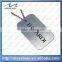 cool custom men engraved brushed stainless steel dog tag                        
                                                Quality Choice