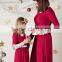 2016 China supplier yiwu koya design adorable matching clothing mommy and me maxi dress