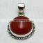 Sweet Honey Carnelian 925 Sterling Silver Pendant, Silver Jewelry, Indian Fashion Silver Jewelry