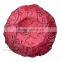 SAMYO crafted 13" home decorative red glass plate with new design