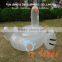 Low MOQ wholesale stock pool float inflatable swan for fun