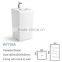 Bathroom ceramic one piece wash pedestal basin