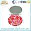 Portable Fashion Round Slap-up Metal Cosmetic Mirror