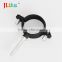 M6 Single Pipe Clamp Black Coating With Screw
