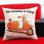 2016 New Design Cartoon Linen Cotton Sofa Car Home Decor Throw Pillow Cases Cushion Covers