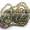 Wholesale natural flashy blue fire labradorite plain roundel beads