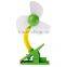 Clearance sale multicolorful windmill plastic clip mini baby stroll portable fan