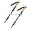 Ultralight Outdoor 3 Section Carbon Fiber Trekking Mountaineering Telescopic Walking Stick