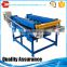 Portable standing seam roof panel machine for straight and tapered
