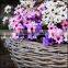 oval willow basket with handle