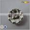 retro style metal button rhinestone shirt button
