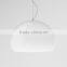 2016 new design beveling glass pendant lamp in clear/orange/amber color for home decor