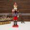 Handsome nutcracker soldier, christmas decorating wooden nutcracker