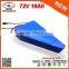 20S6P 18650 Cells 72V Electric Bicycle Deep Cycle Battery 18Ah for Samsung Cell E-Bike Battery