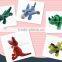Beautiful plush triceratops dragon fridge magnet toy, cute plush magnet toy
