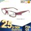 Artistic Candy Stripe Acetate Frame Rainbow Color Spring Hinge Eyeglasses 312SL5-8001