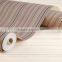 paper back vinyl coated light embossed wallpaper stripes