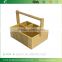 DT002 Bamboo Portable Cutlery and Tool Box or basket