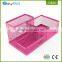 3 Grid decorative fancy modern metal mesh office school desk organization