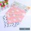 Top quality two layers 100% absorbent cotton baby bib bandana