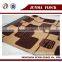 China Manufacturer Textile Fashion design coffee pattern, Flock sofa set fabric