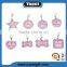 Pink Color Crystal Dog Tag Laser Engraving Machine