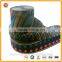 2016 popular custom flat woven ribbon jacquard embroidered webbings for garment accessories
