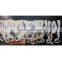 Body wave curly blonde synthetic hair extensions , clip in hair extensions