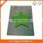 green transparent star writing notepad,star sticky memo pad