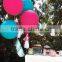 NEW complete party decoration kit - pastel magic - 2 giant 36" balloons with tassels + 10 pom poms + tassel garland