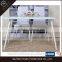Oval tempered glass dining table LDT013