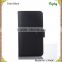 Factory Wholesales Black Litchi Pattern Wallet Card Stand Cover Holster Phone Sets Magnetic Flip Folio Case For Motorola G3