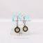 cheap fashion jewelry hot popular steampunk gear watch earrings bronze new DIY made in China yiwu