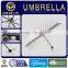 popular portable rubber handle 3 folding umbrella