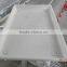 Square plastic chick feeding pan