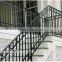 security Security handrail with wrought iron and steel material design