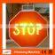 Led solar traffic sign of stop sign 600mm 800mm 1000mm