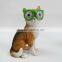 Resin qute cat animal shaped solar lights outdoor garden