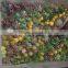 Home and outdoor decoration synthetic cheap artificial vertical green succulent grass wall E08 0408