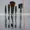 promotional make up kit 5 pcs makeup brush set with pvc case